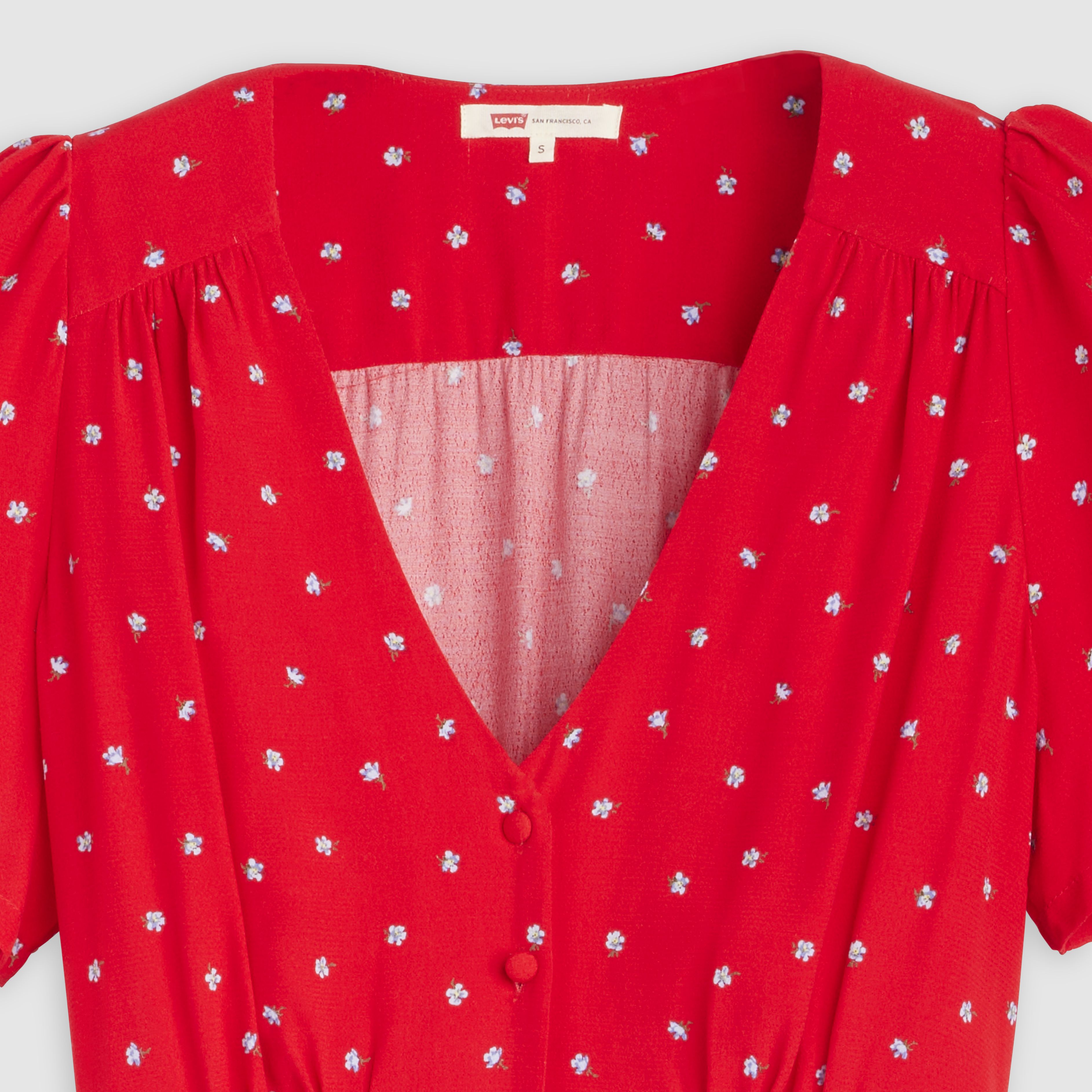 Sarina Short-Sleeve Midi Dress