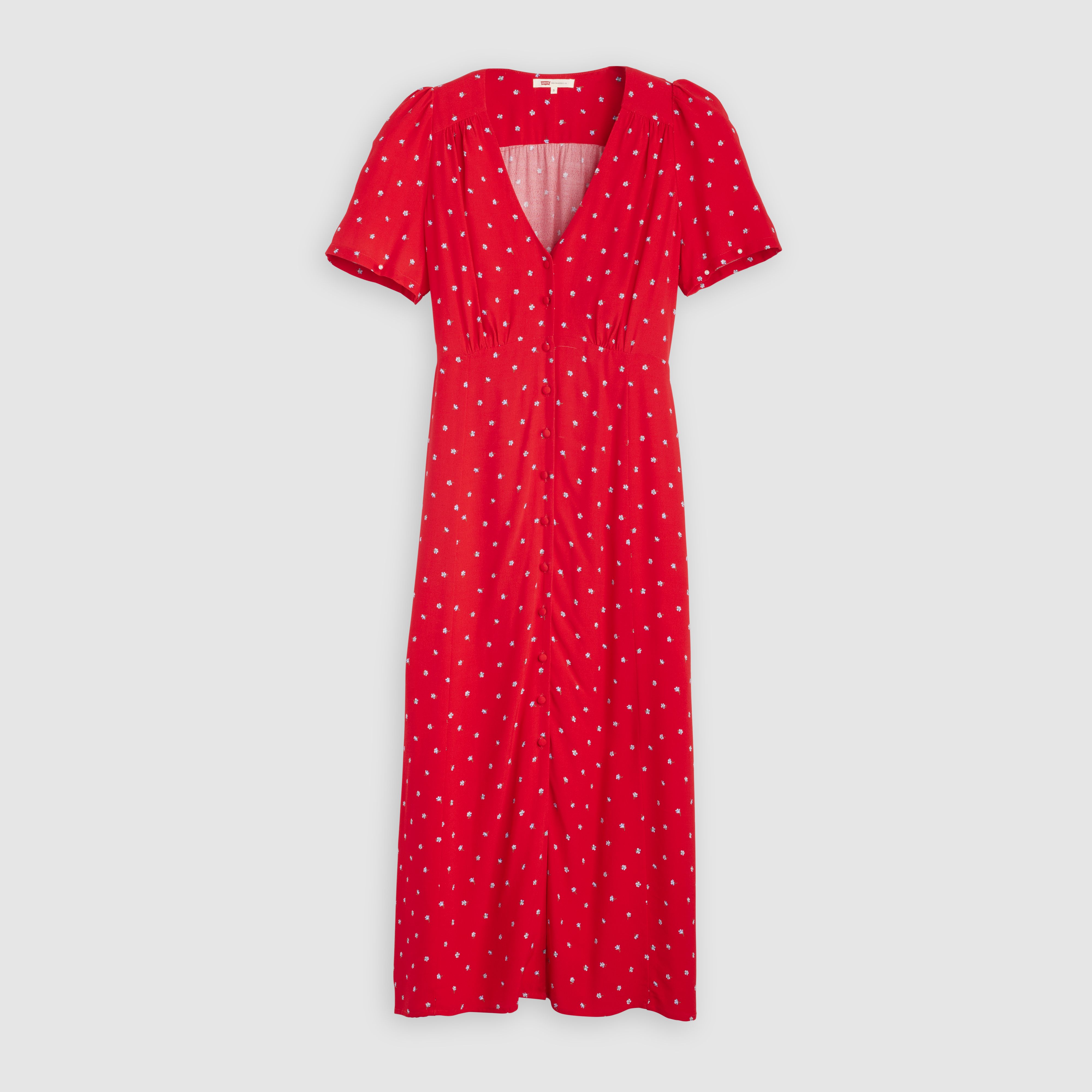 Sarina Short-Sleeve Midi Dress