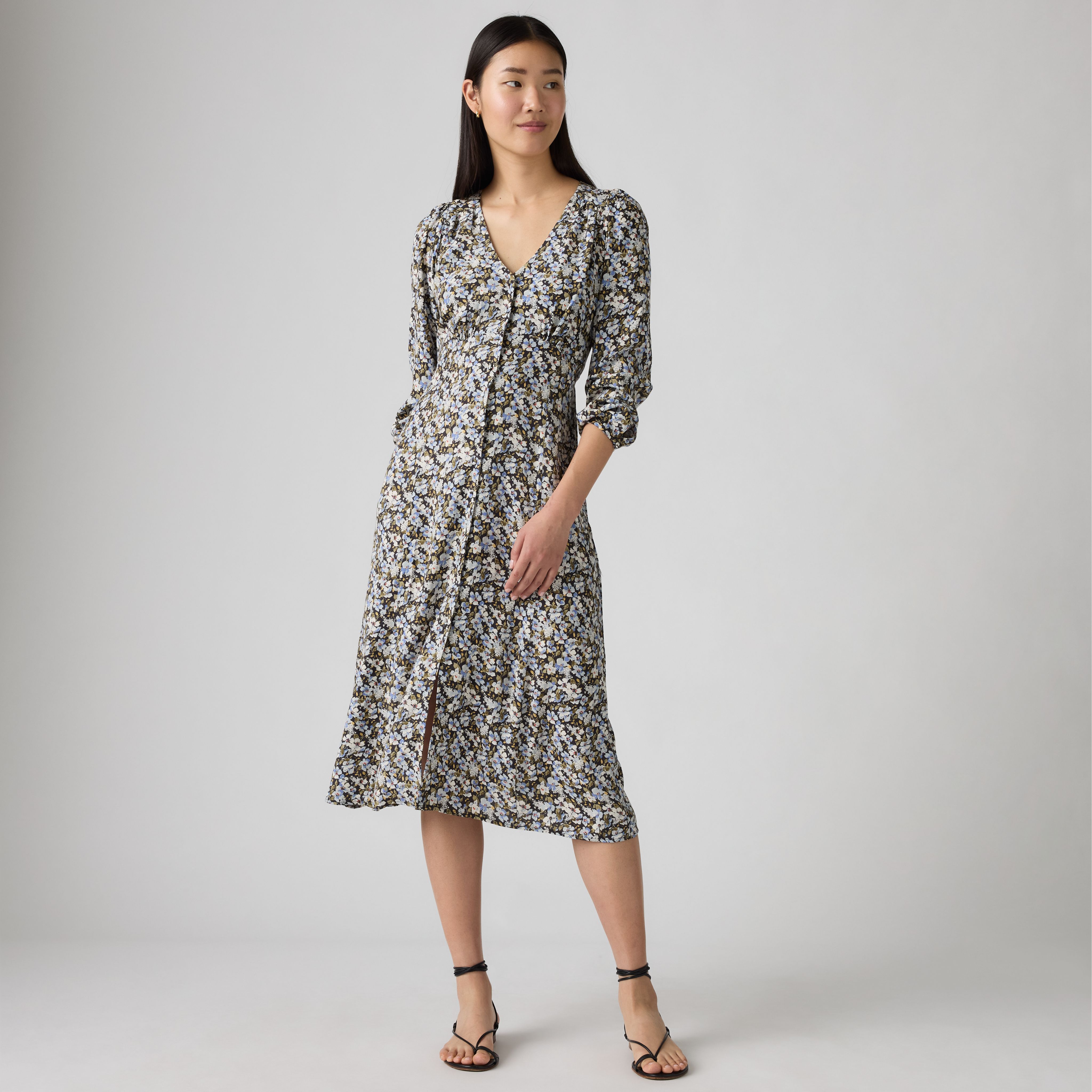 Sarina Long Sleeve Midi Dress 1
