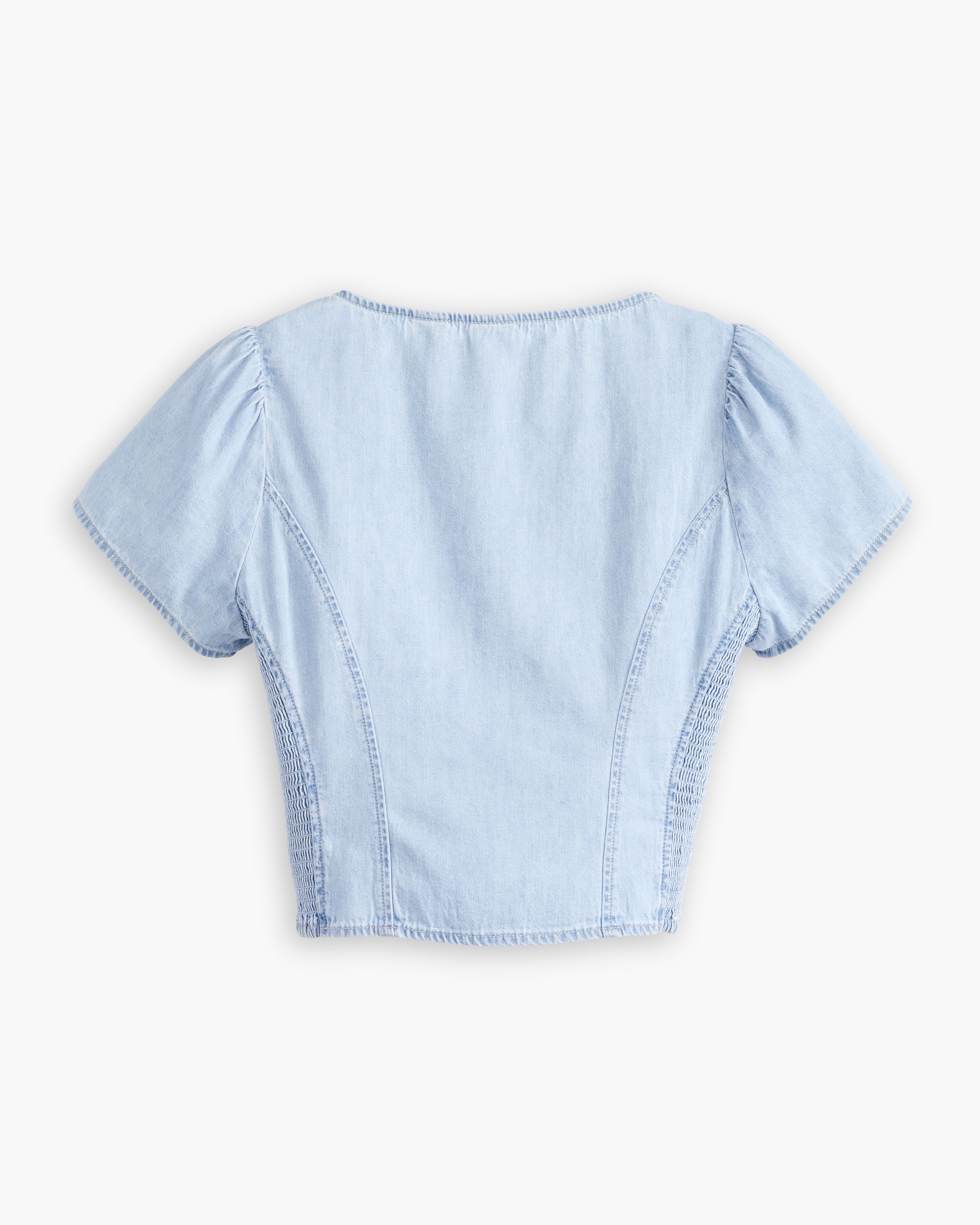 Ophelia Short Sleeve Denim Corset 4