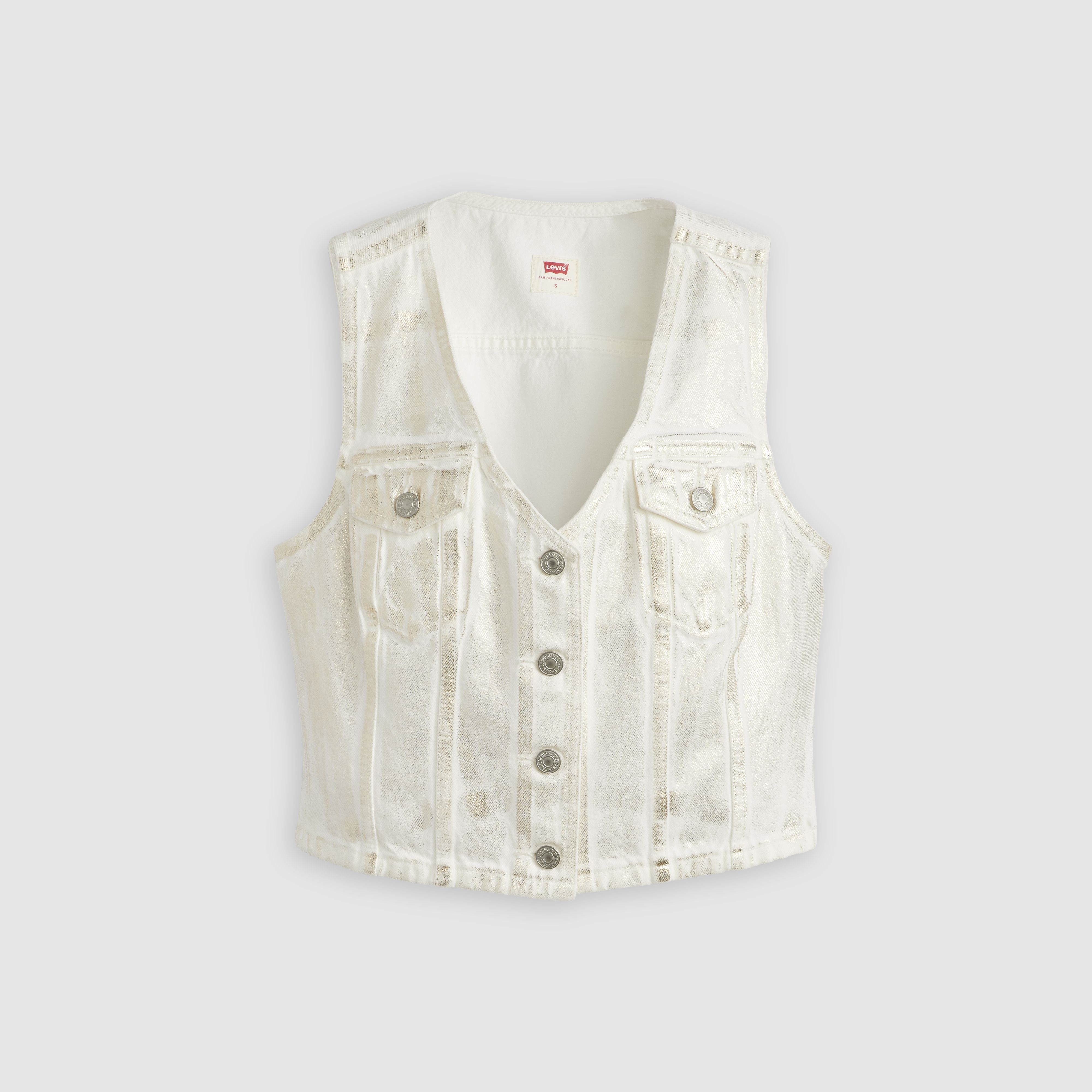 Coated Bella Denim Corset Top 5