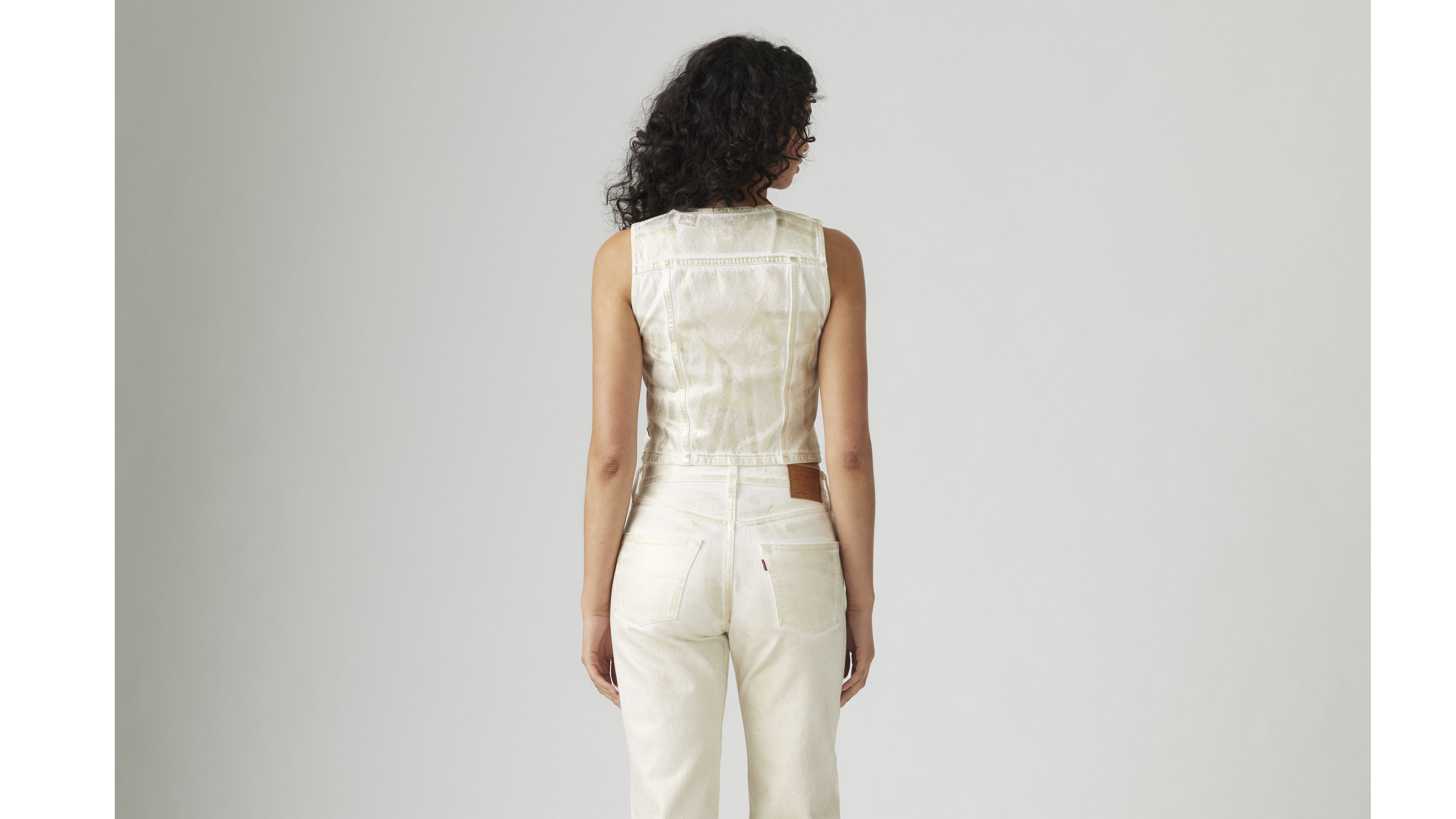 Coated Bella Denim Corset Top 3