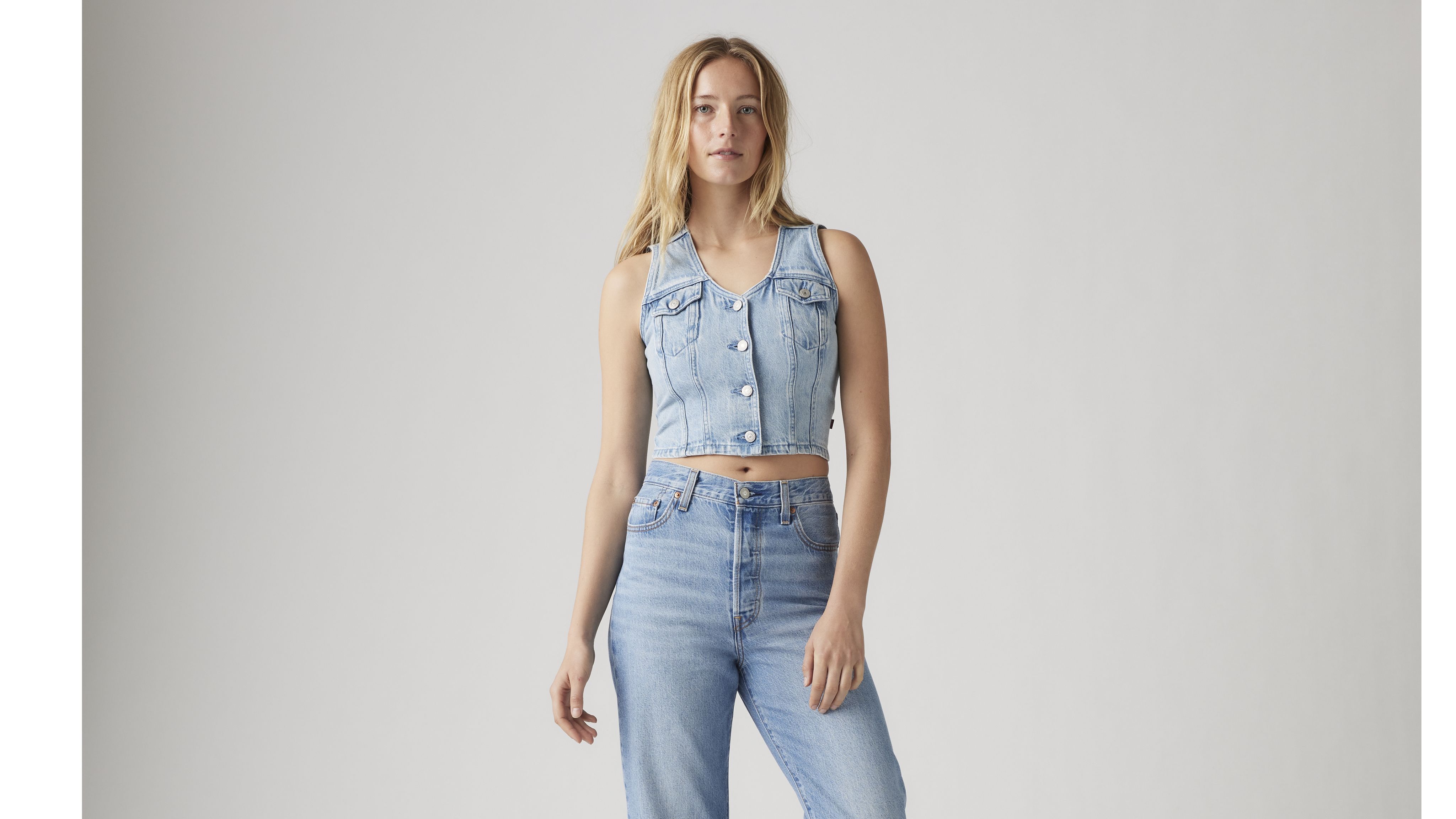 Bella Denim Corset Top 2