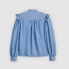 Gianna Long Sleeve Blouse — Take It Again - Medium Wash 6