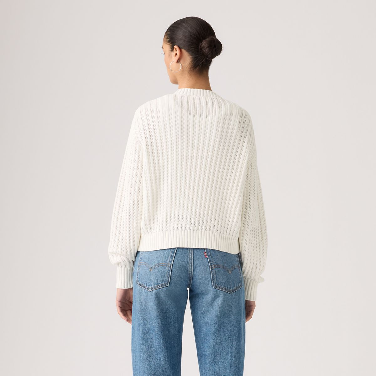 Snowflake Cardigan — Tofu - White