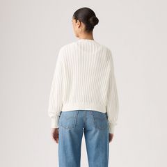 Snowflake Cardigan — Tofu - White 3