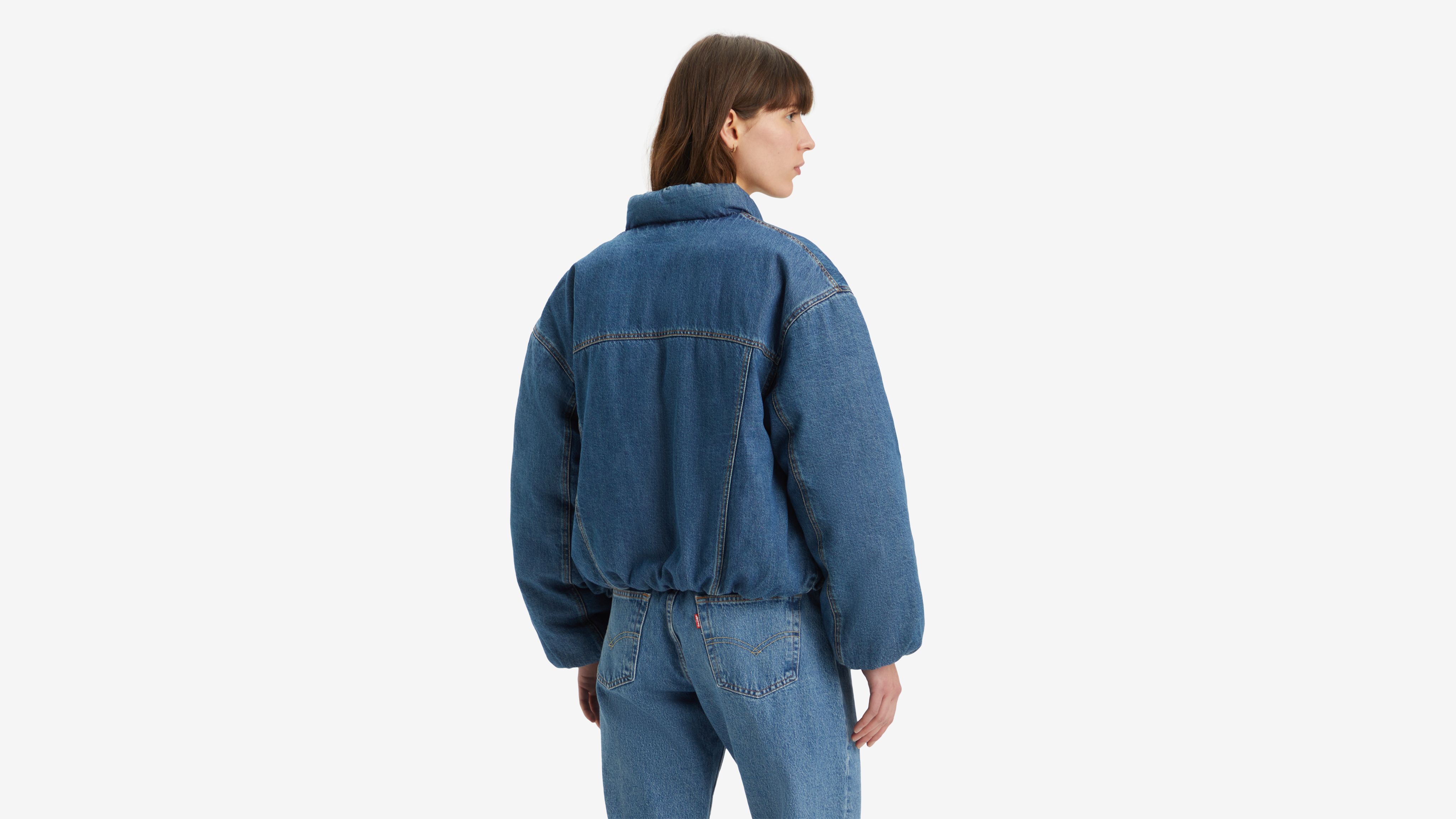 '90s Padded Trucker Jacket 6