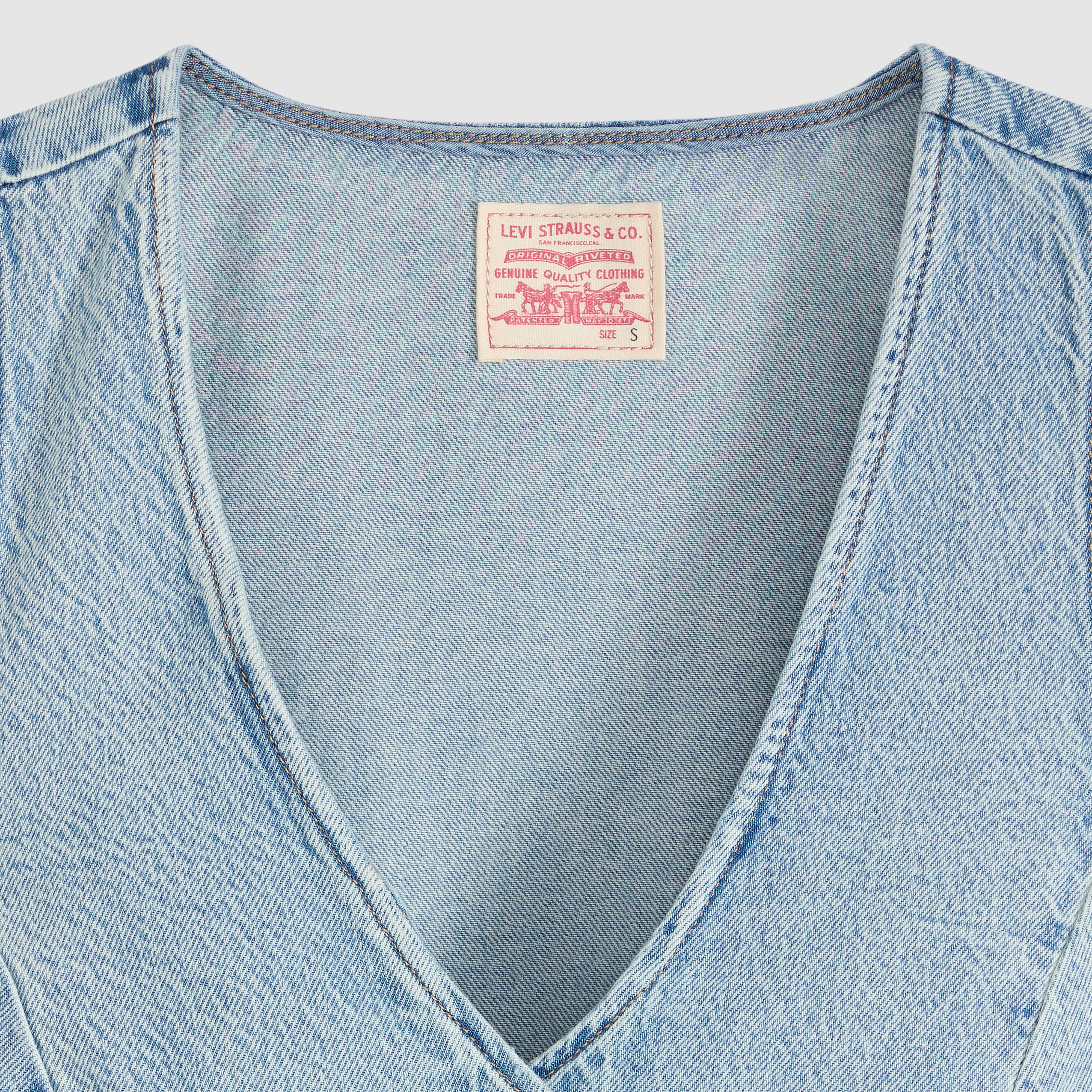Tailored Lightweight Denim Vest 6