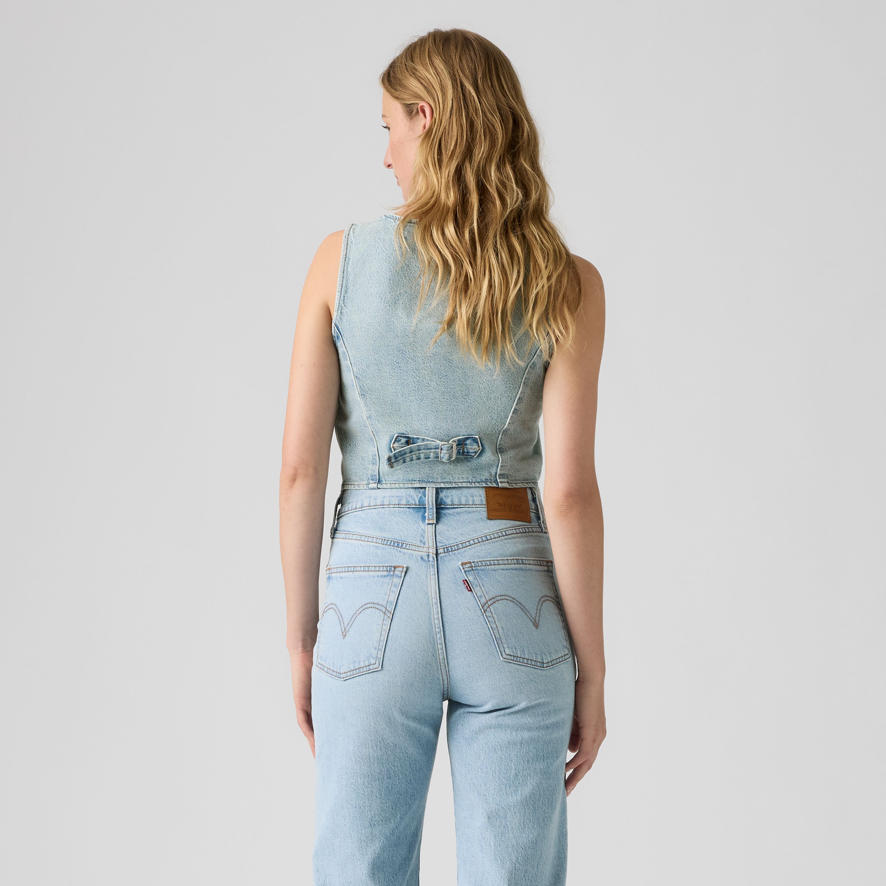 Tailored Lightweight Denim Vest 4
