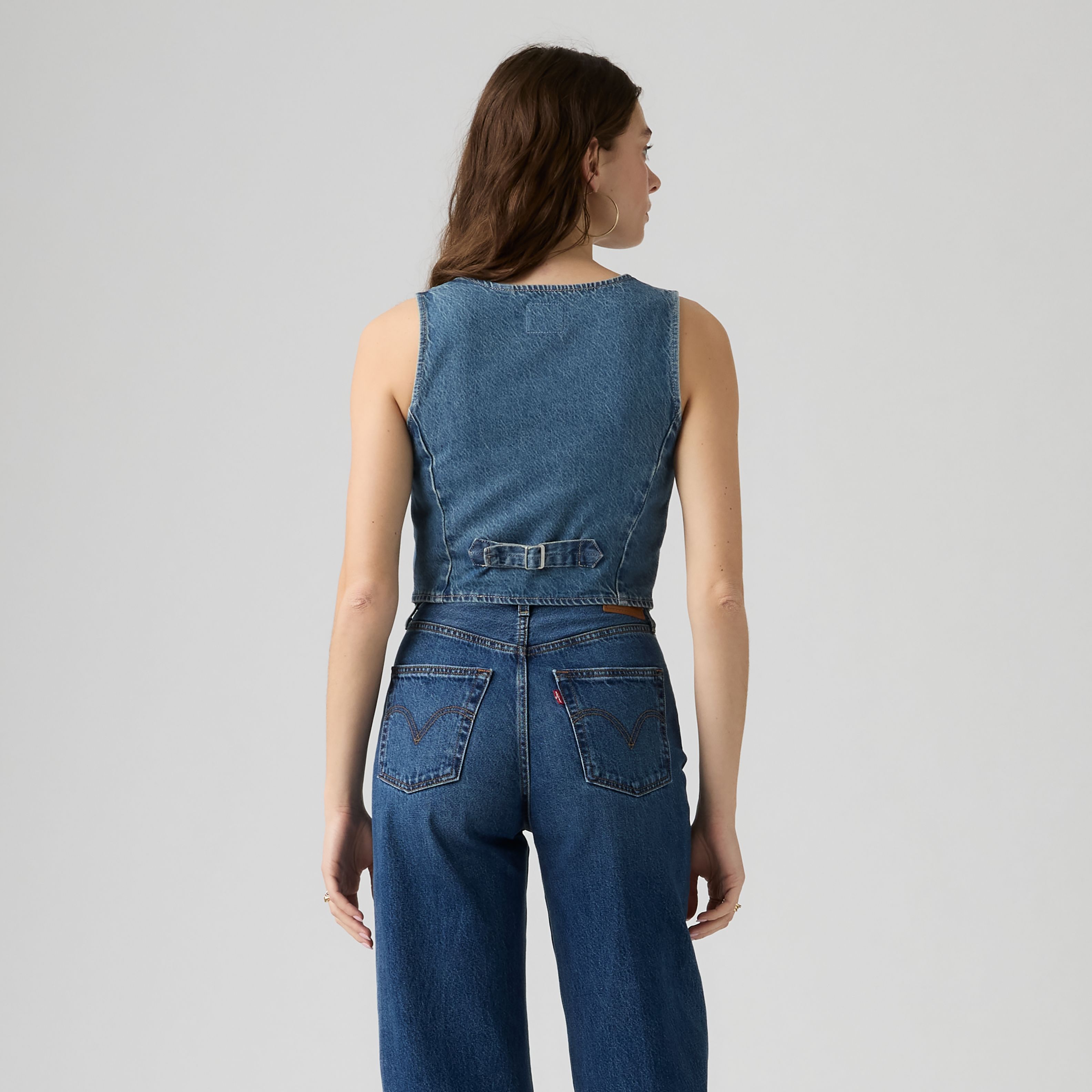 Tailored Lightweight Denim Vest 4
