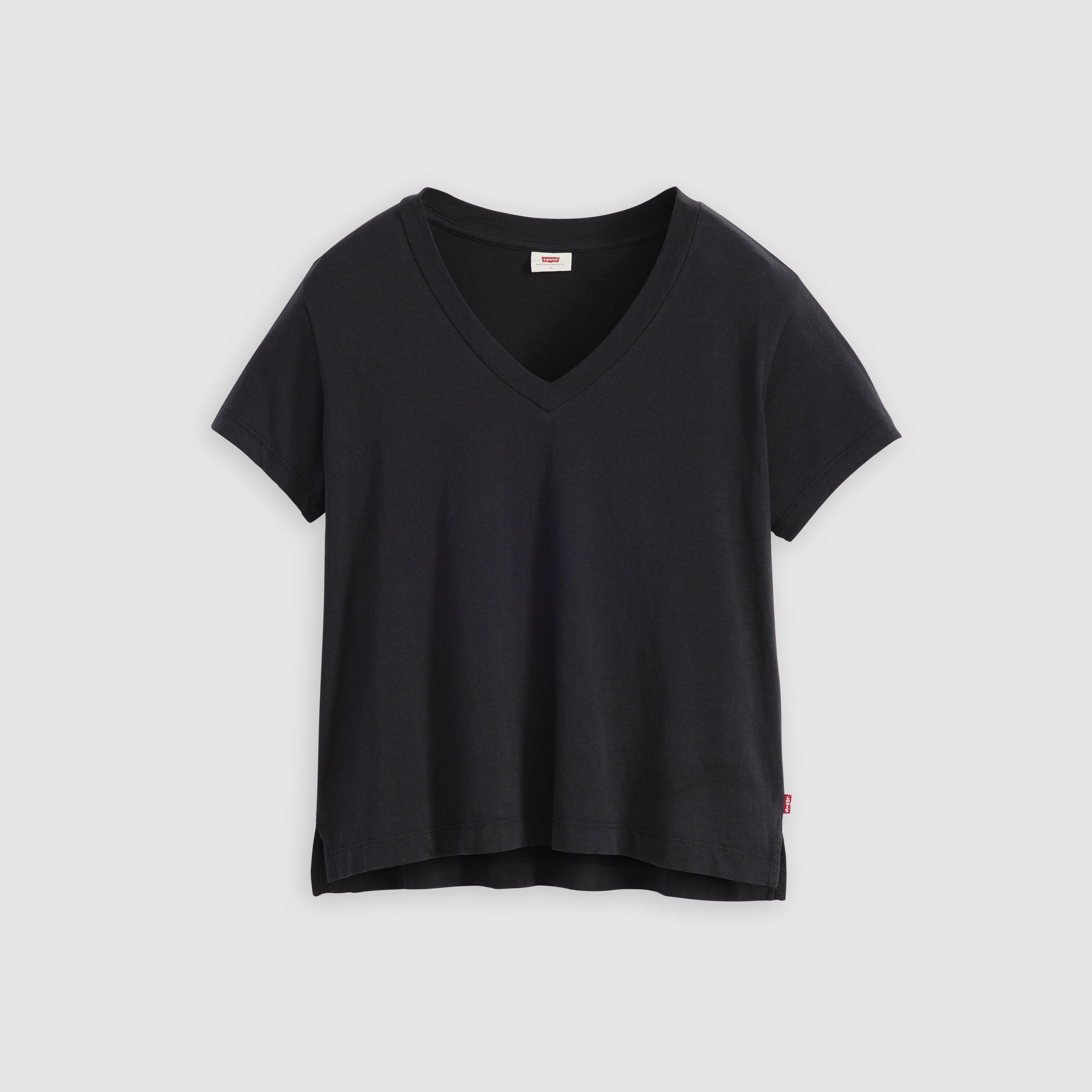 Boxy V-Neck T-Shirt 5
