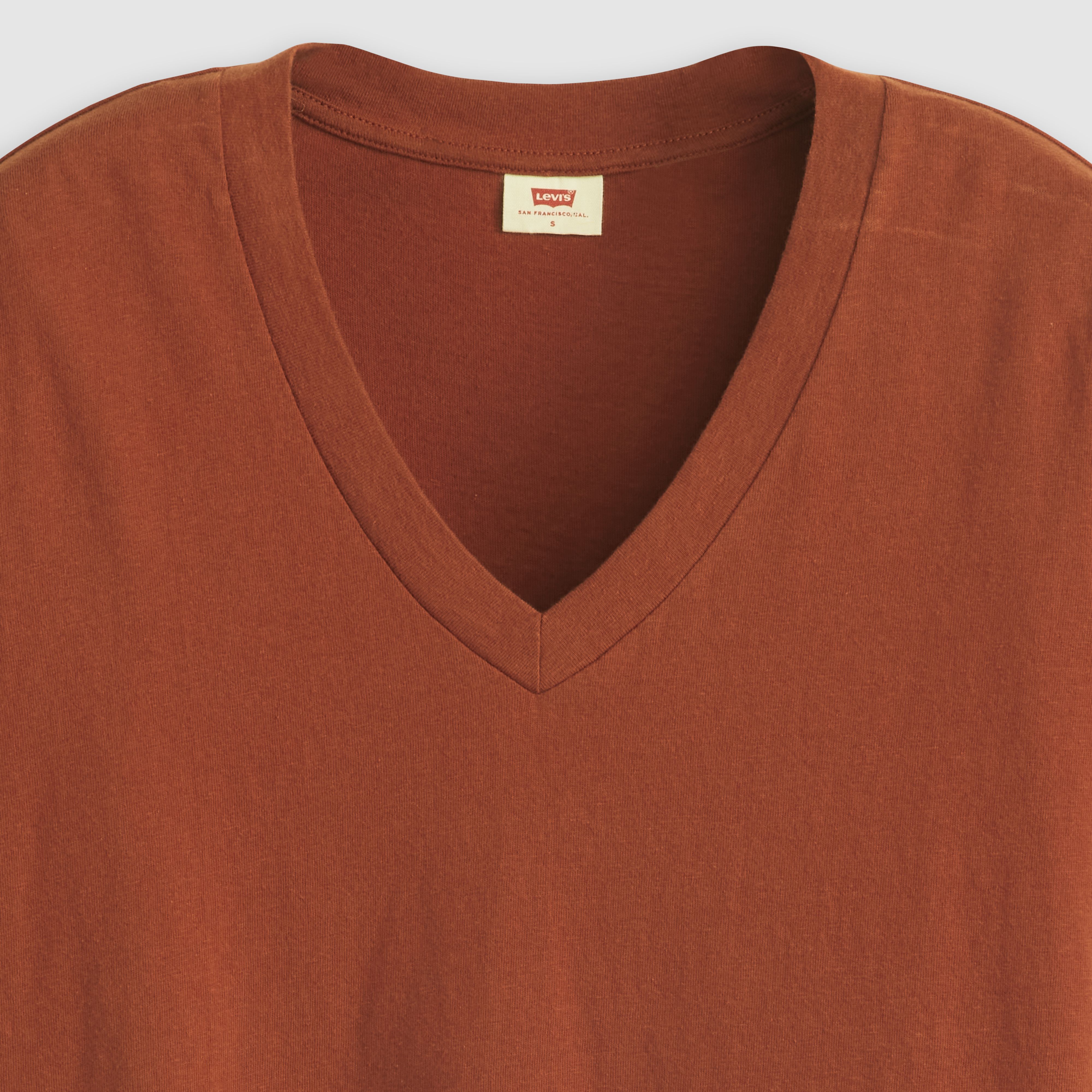 Boxy V-Neck T-Shirt 6