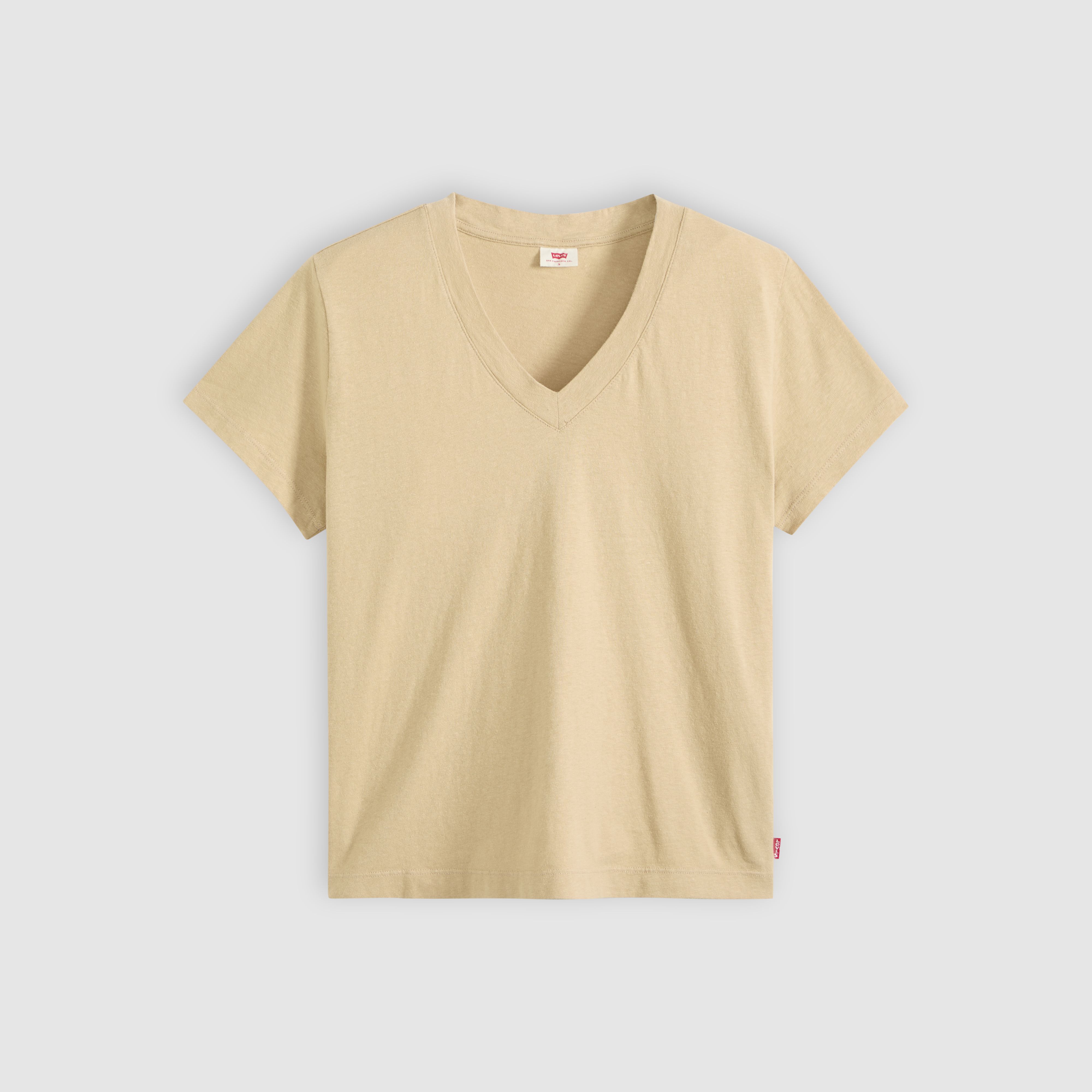 Boxy V-Neck Tee 5