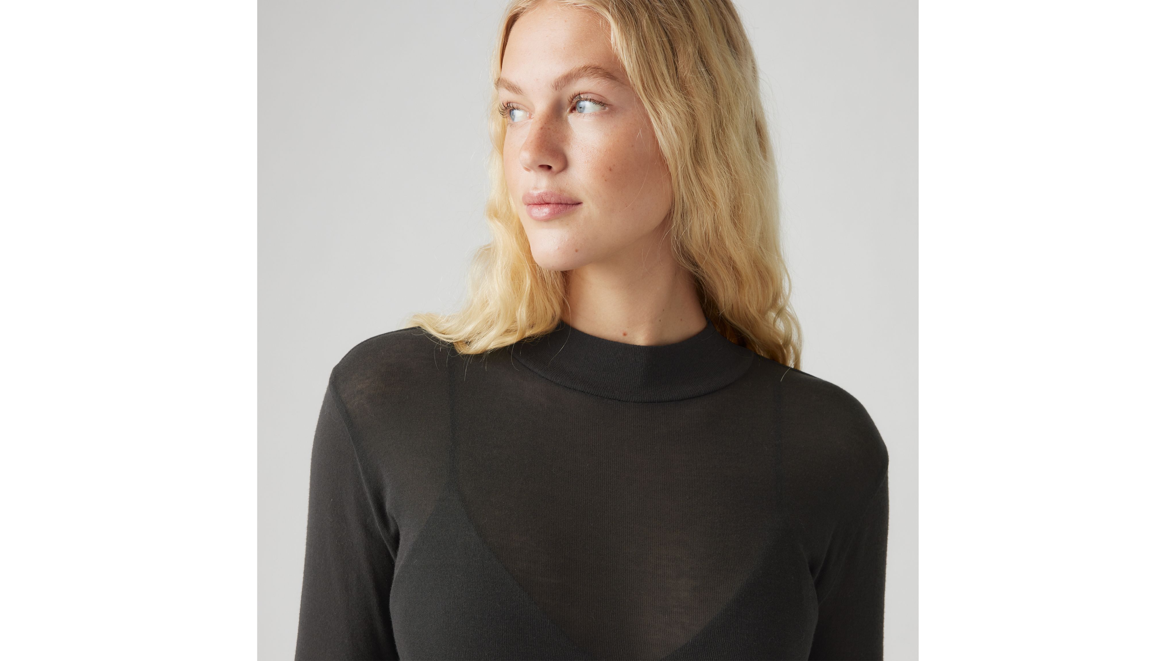 Juno Tissue Knit Long Sleeve T-Shirt 2