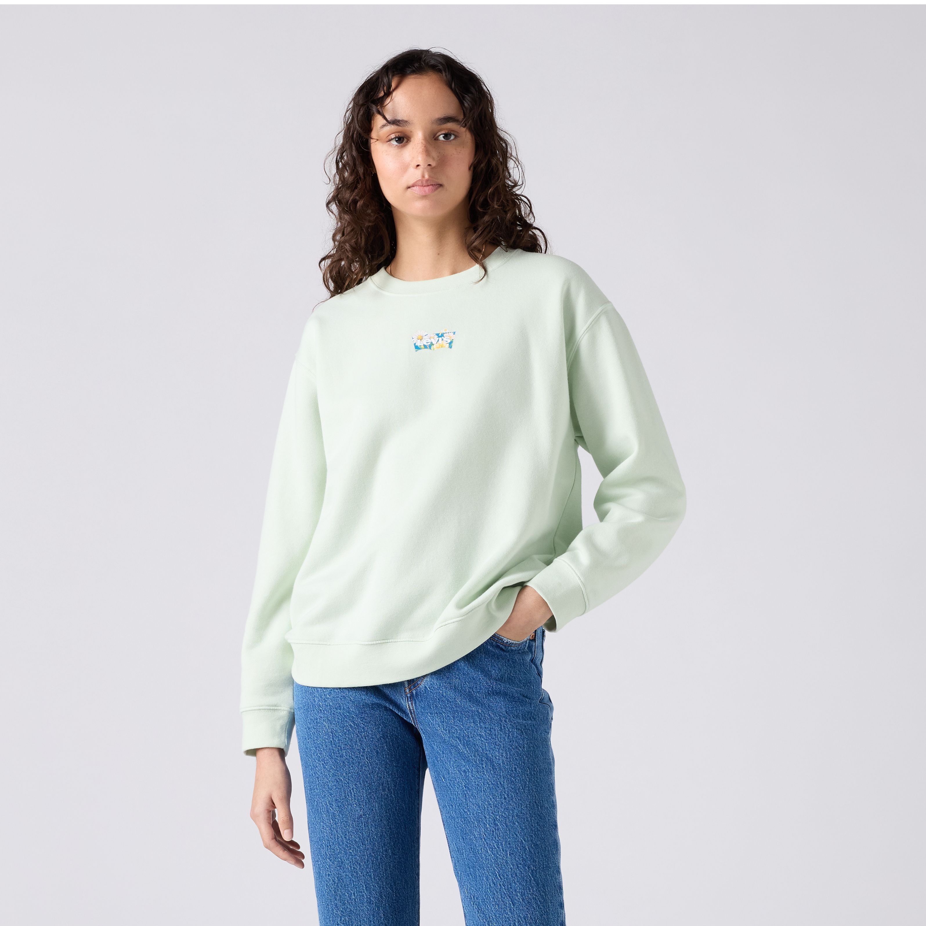 Sudadera de cuello redondo de diario 15