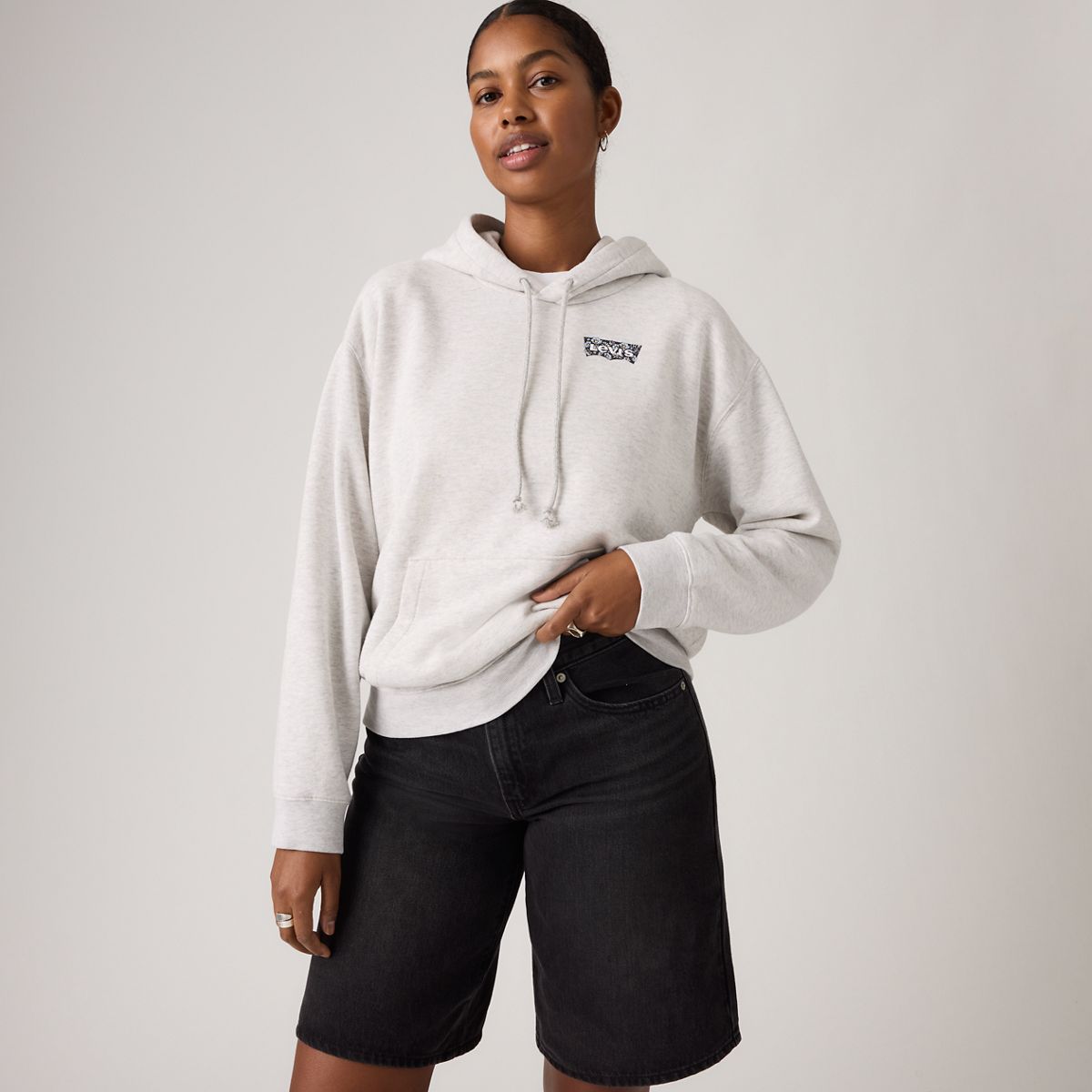 Everyday Hoodie — Heather Grey - Grey