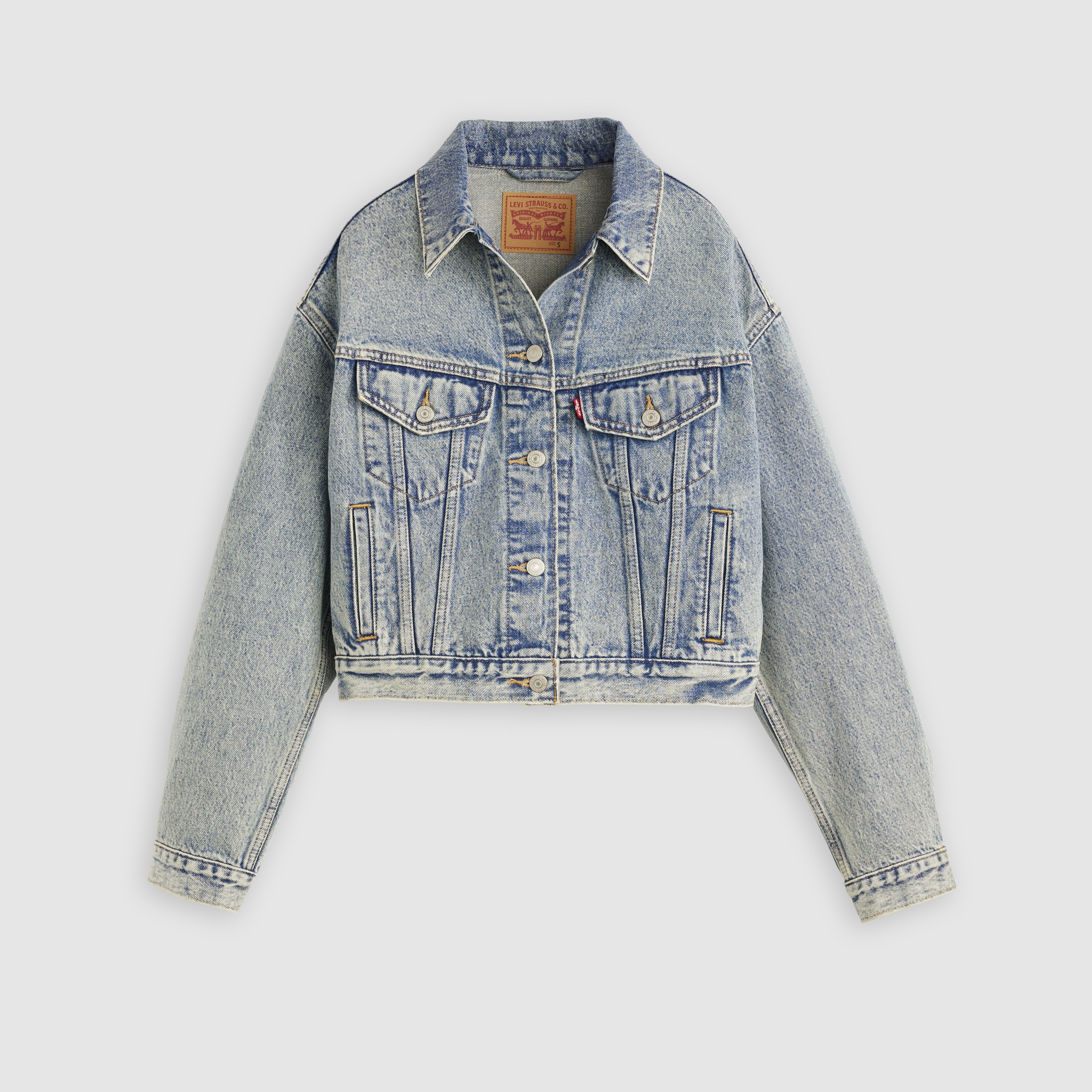90s Cropped Trucker Jacket 1