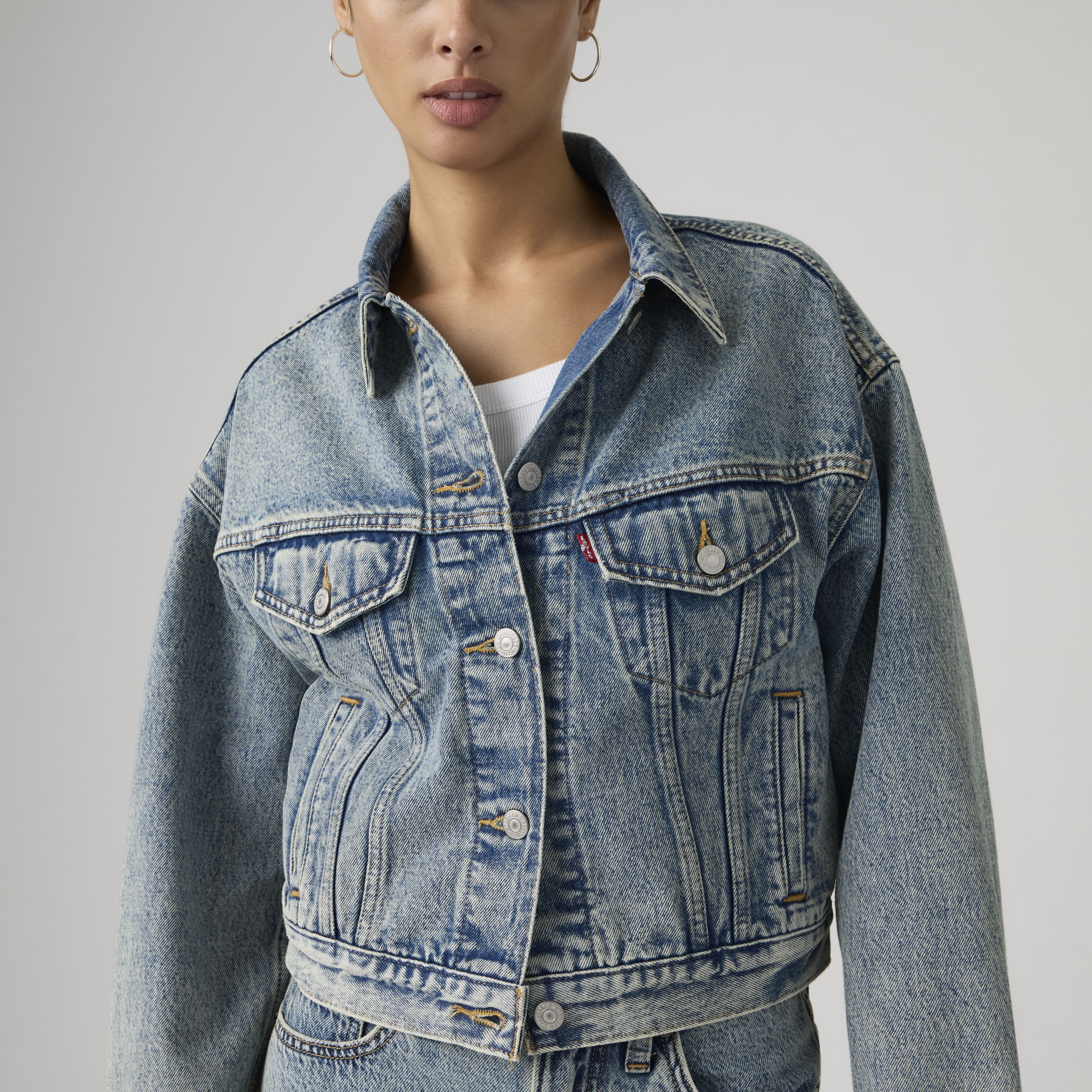 90s Cropped Trucker Jacket 2