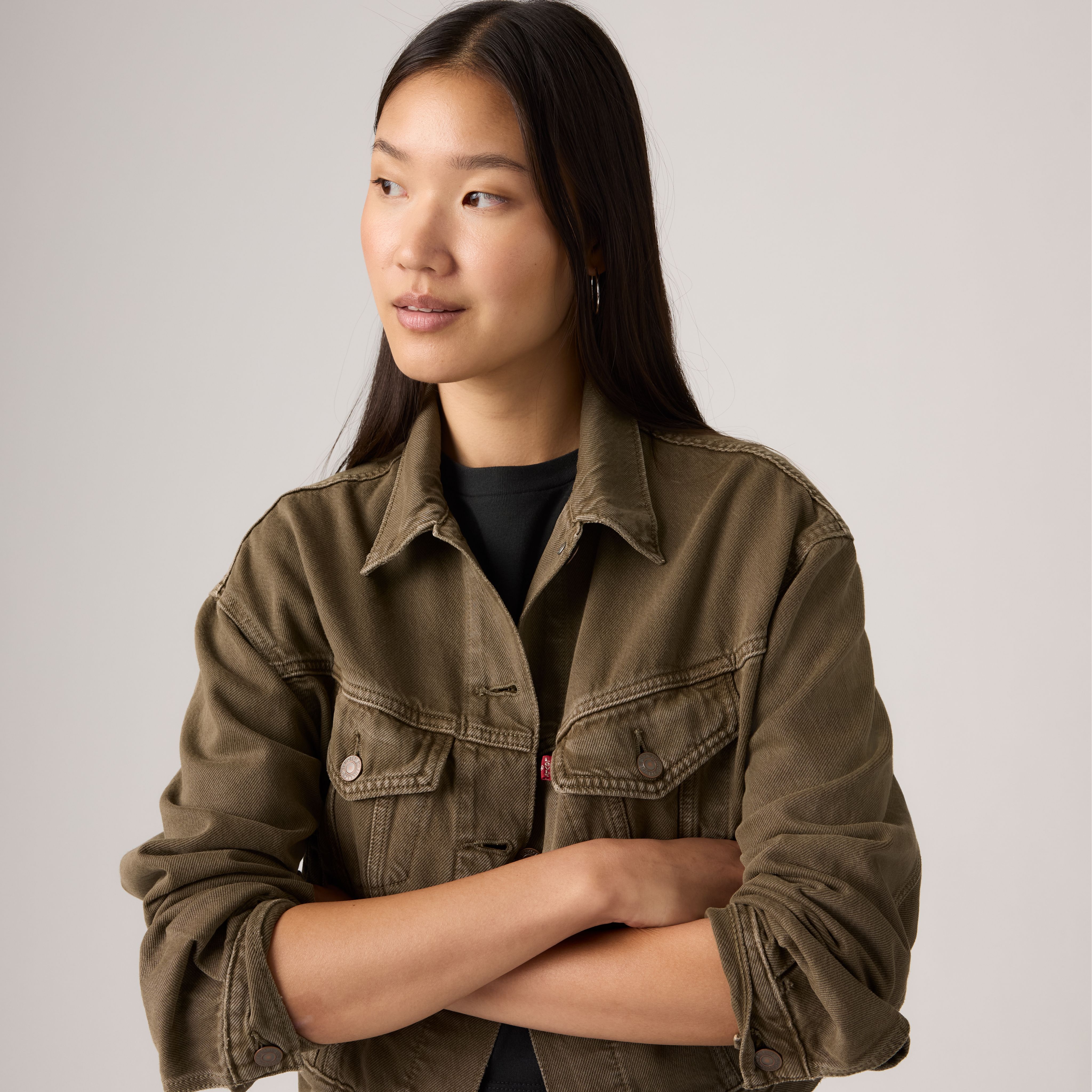 90s Cropped Trucker Jacket 2
