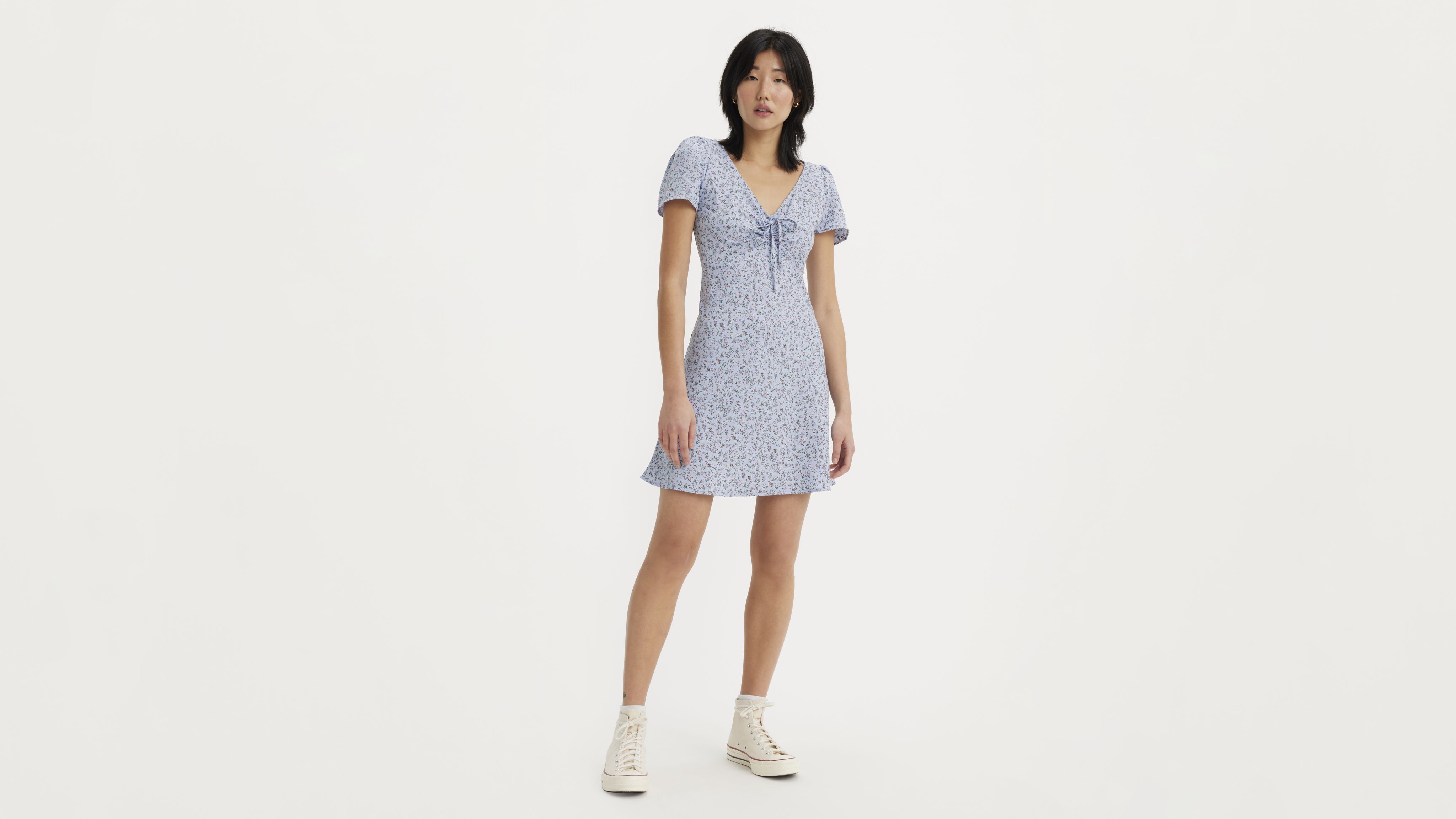 Delray Short Sleeve Mini Dress 1