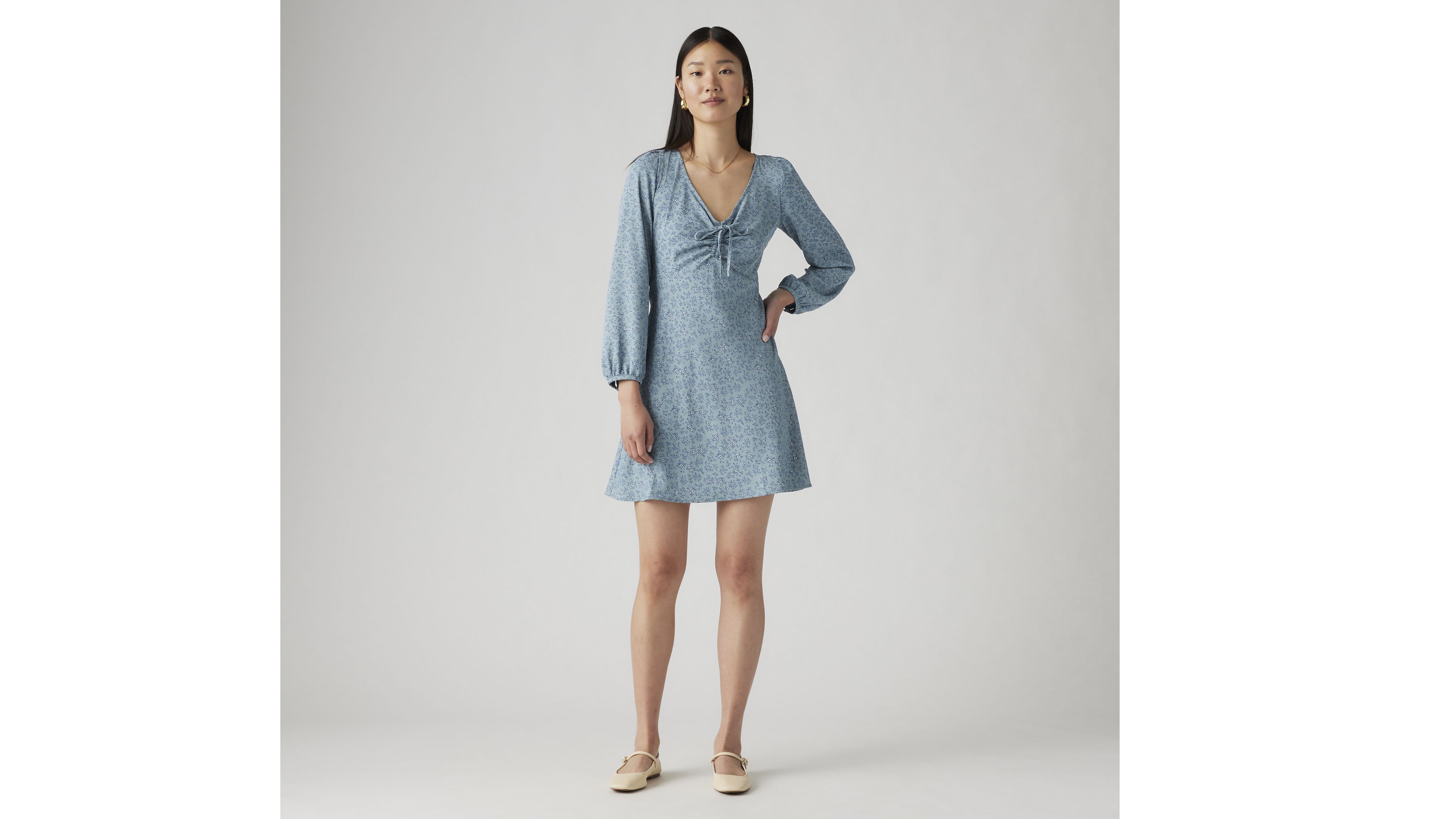 Delray Long Sleeve Mini Dress 4