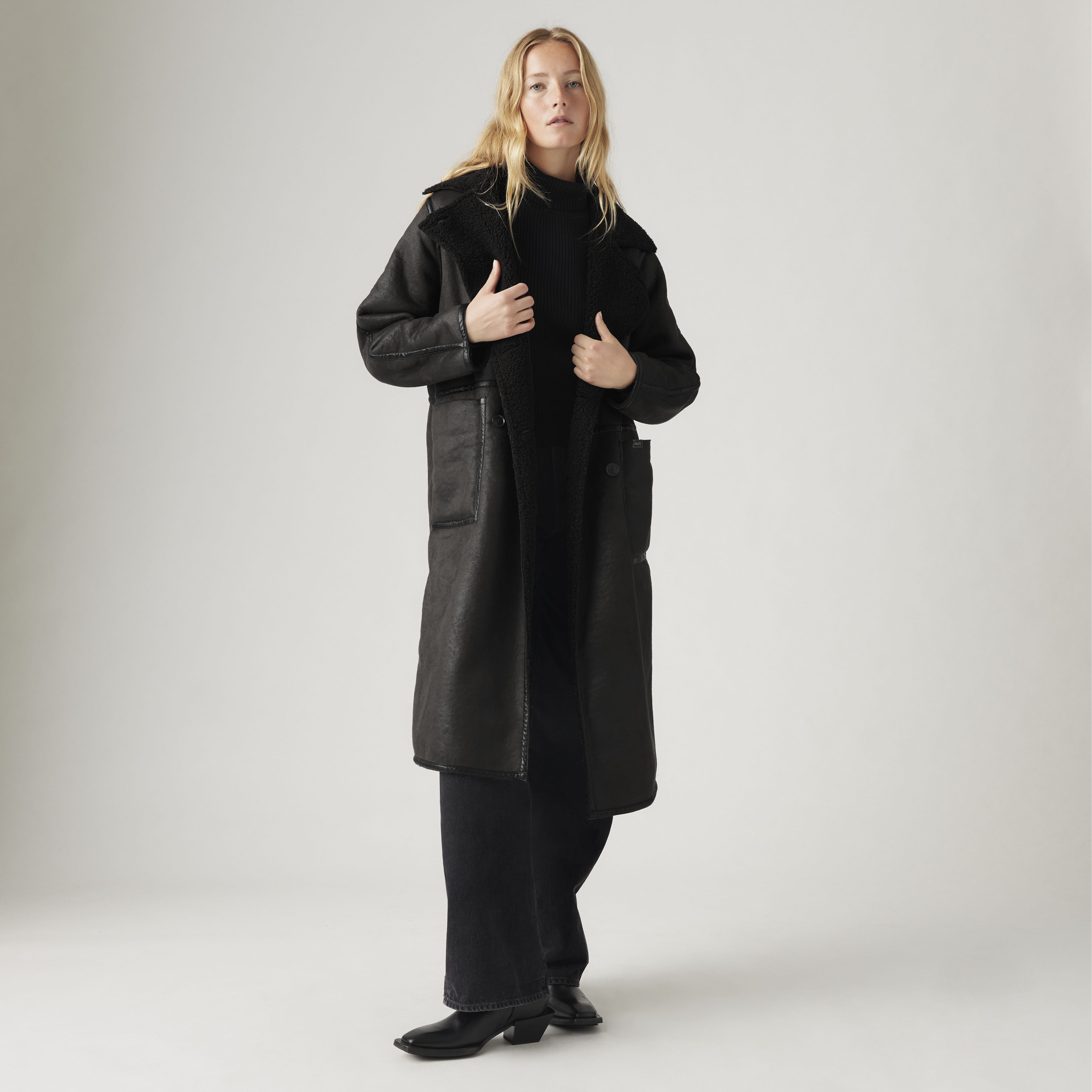 Naomi Reversible Coat - Black | Levi's® US