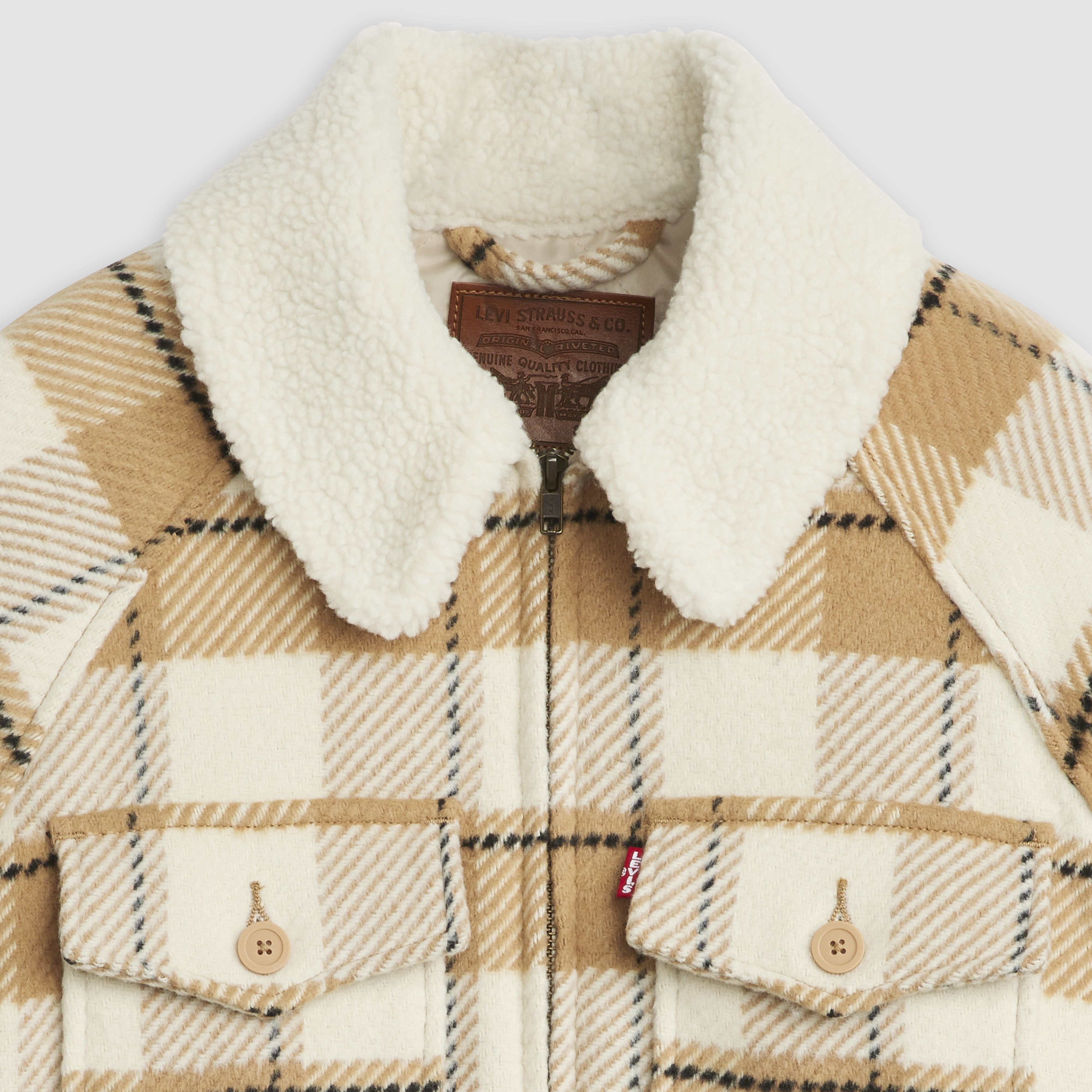 Shrunken '90s Flannel Jacket 6