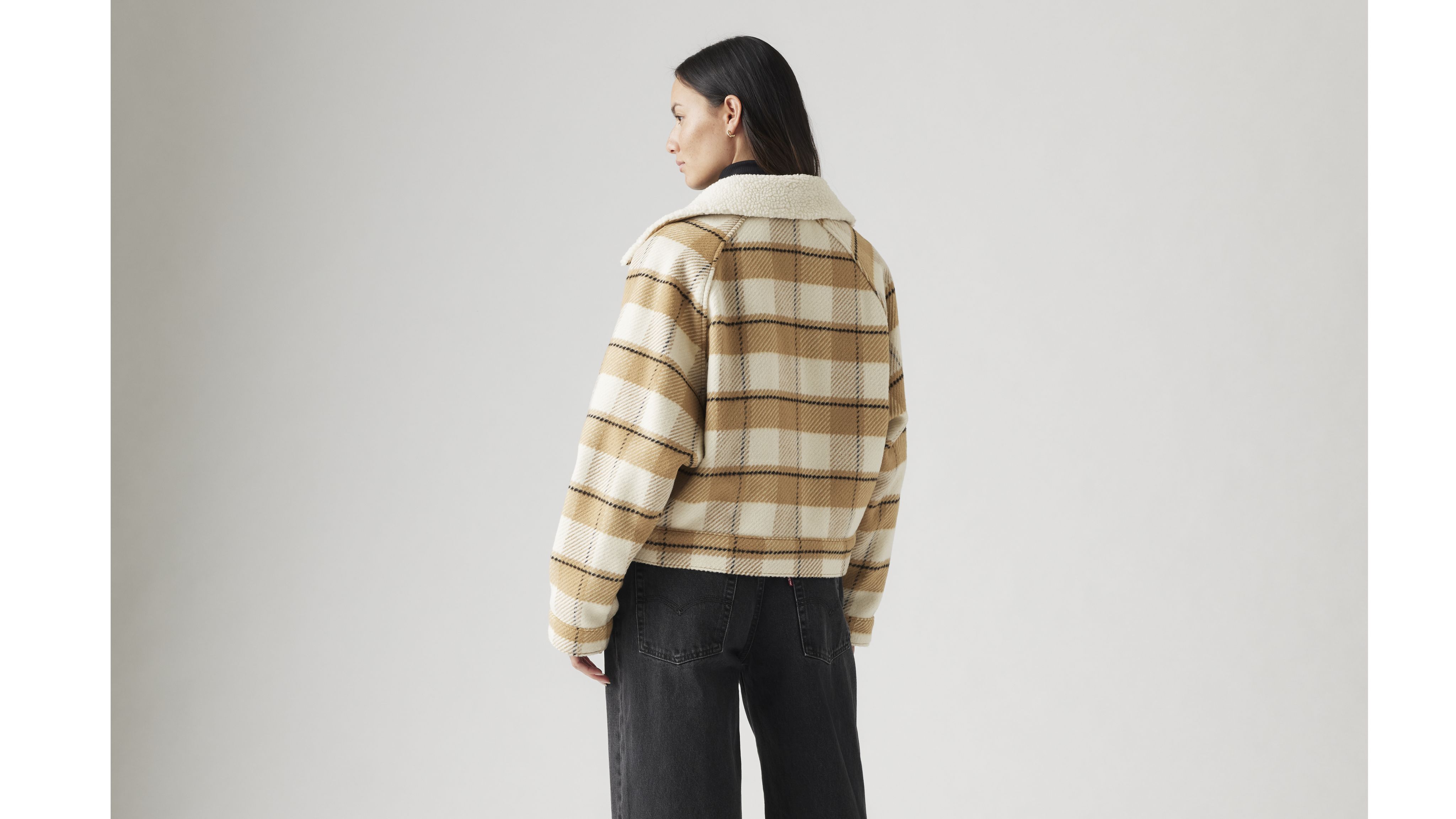 Shrunken '90s Flannel Jacket 4