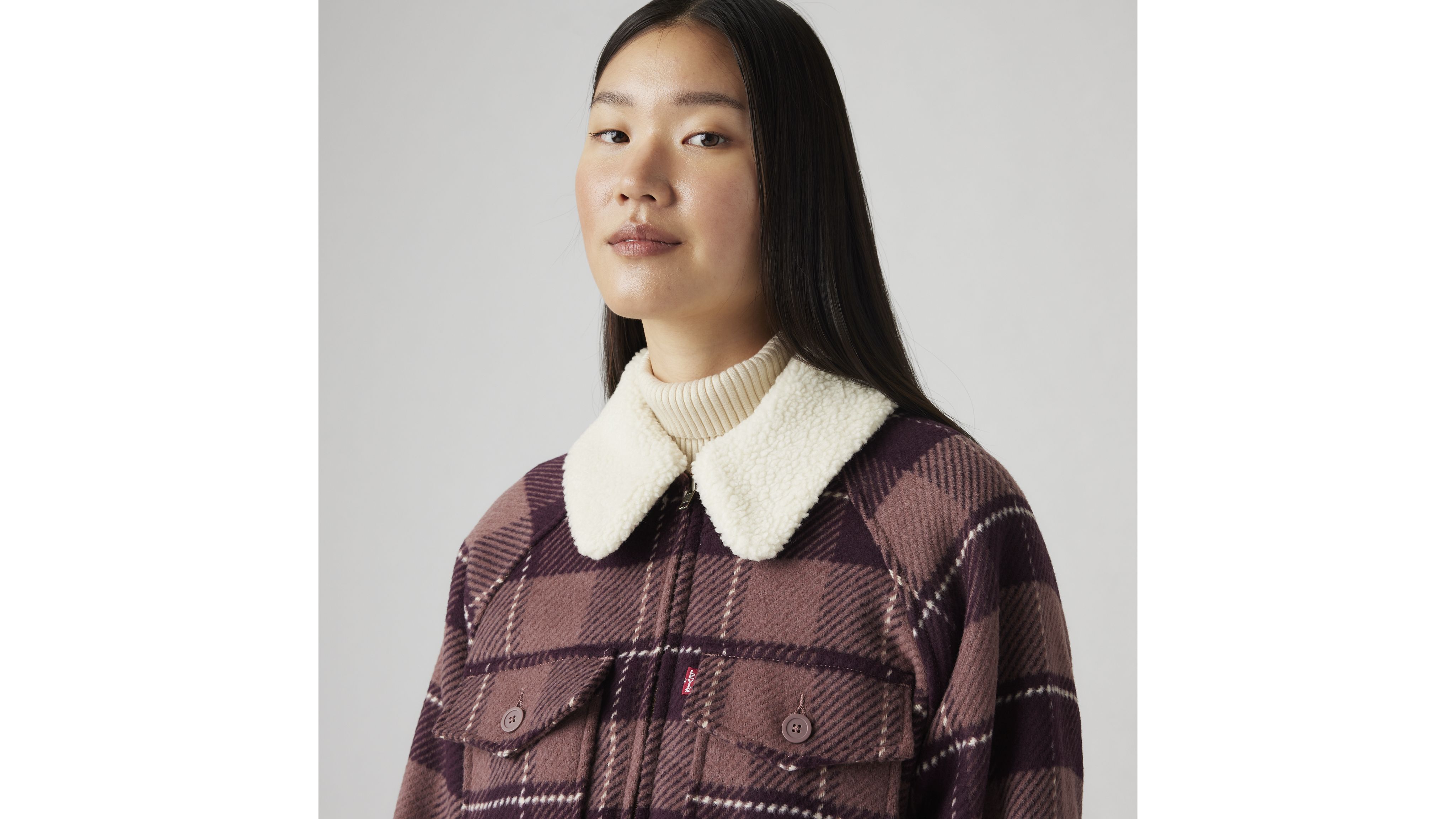 Shrunken '90s Flannel Jacket