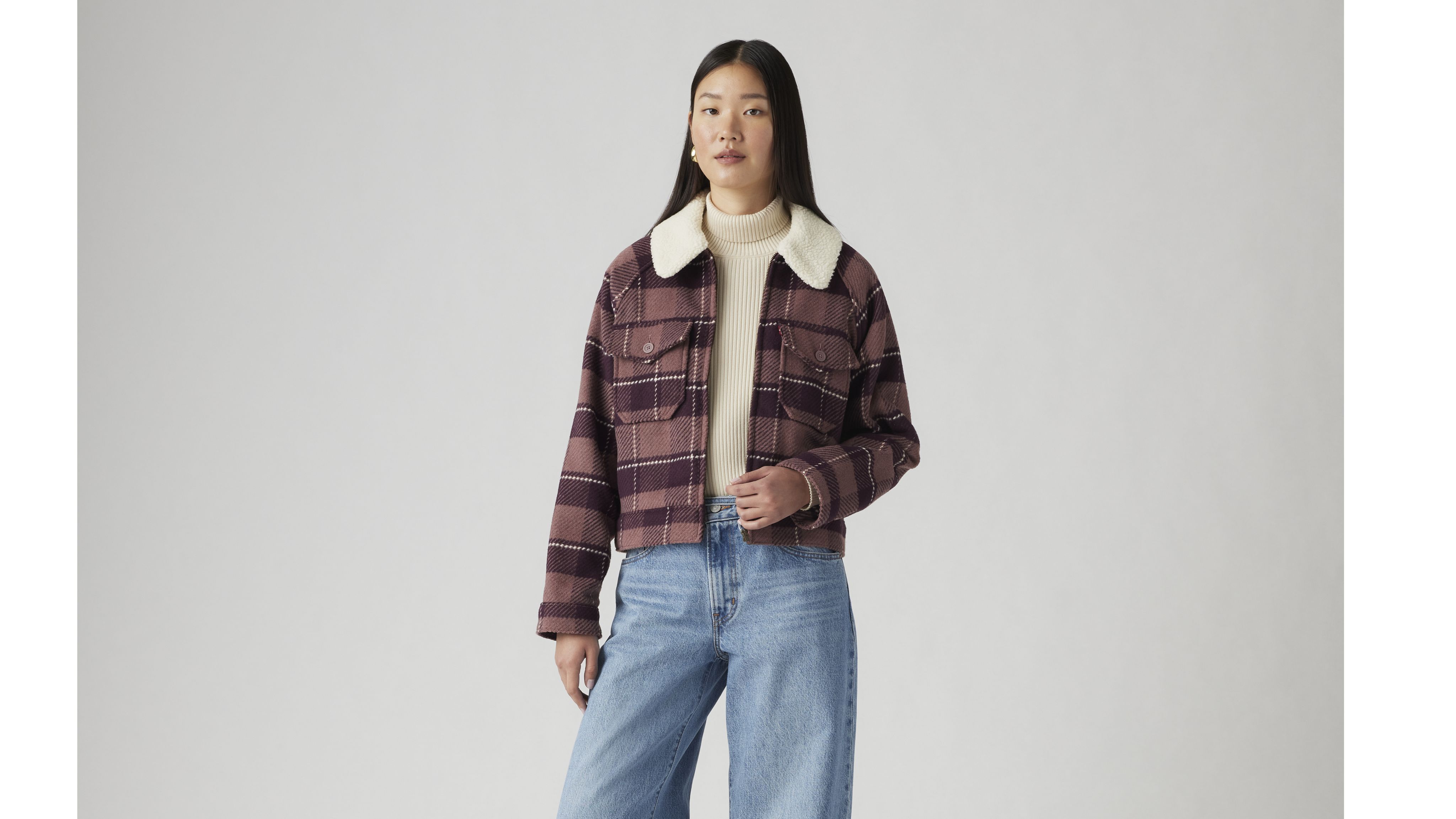 Shrunken '90s Flannel Jacket 5