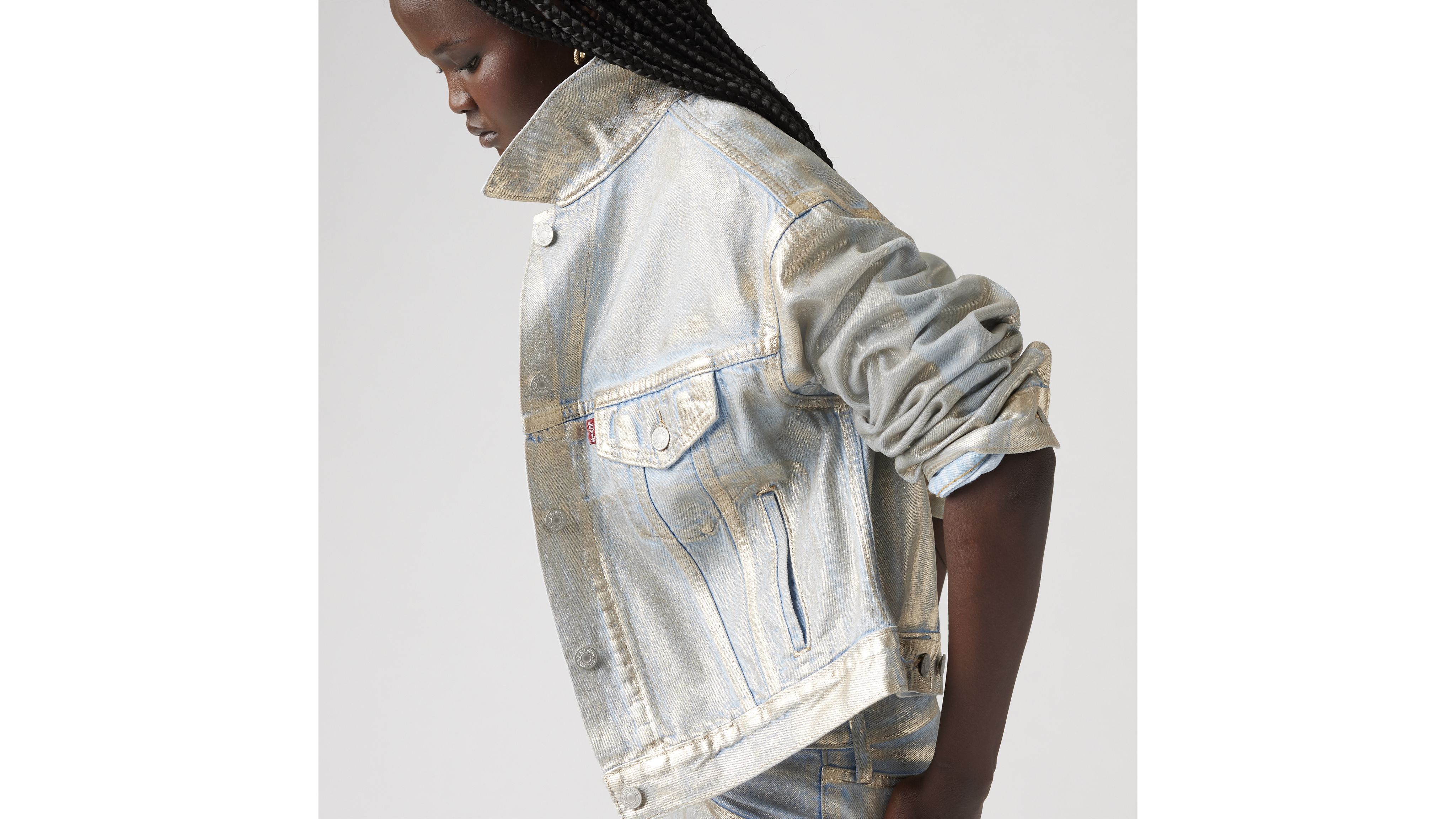 Shrunken '90s Trucker Jacket 2