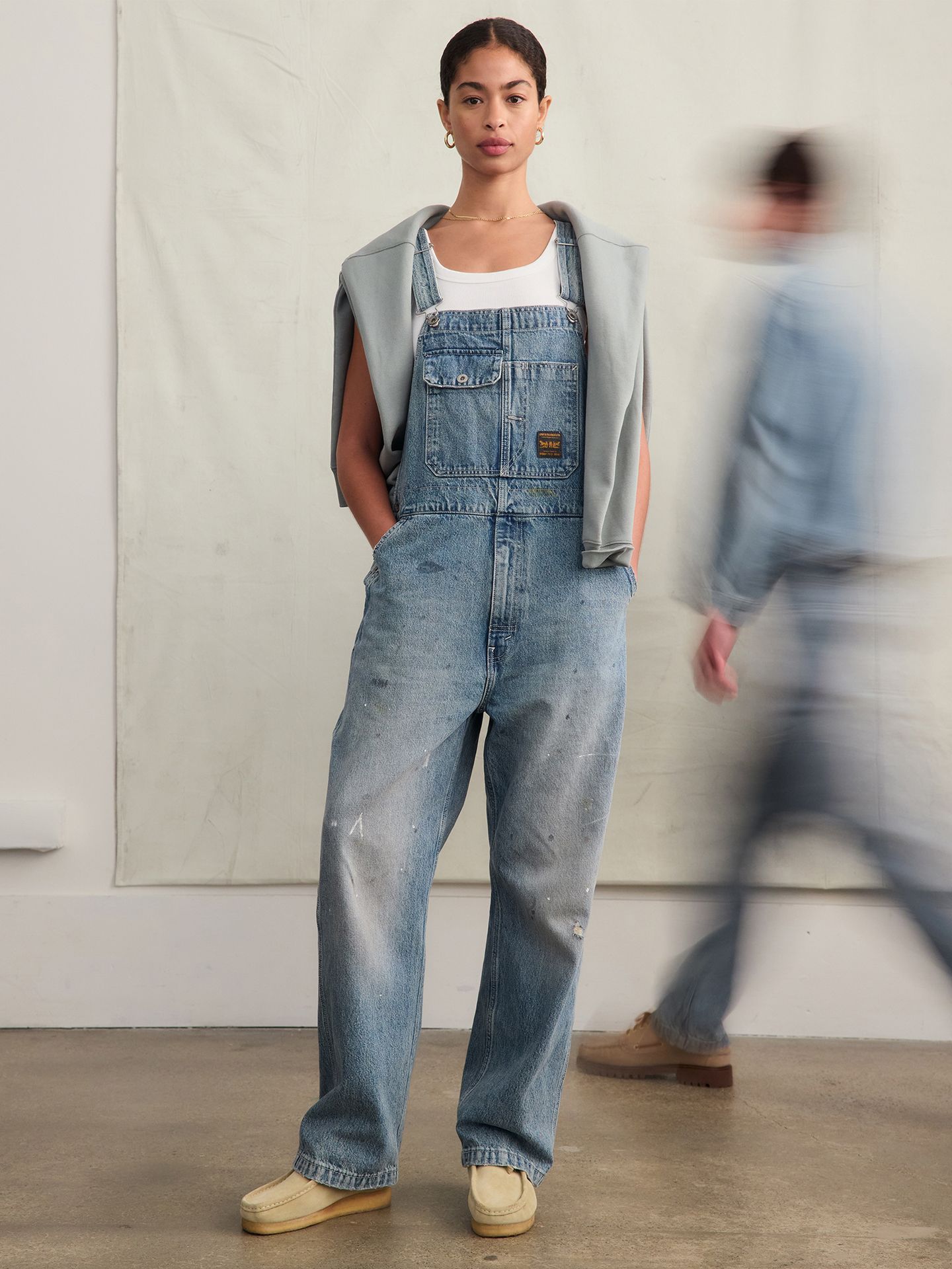 workwear on female model