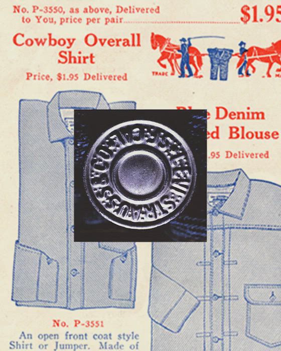 A old Levi's ad in a magazine