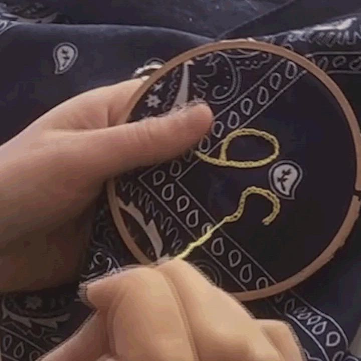 embroidery gif