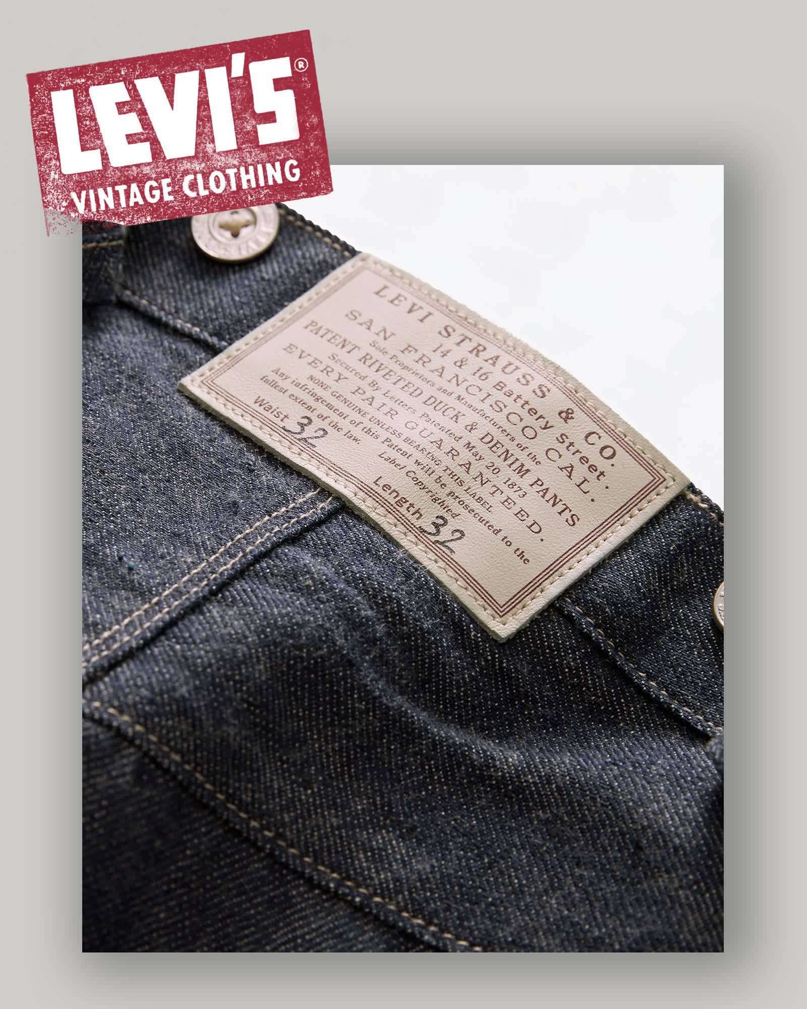 Closeup image of Levi's Vintage Collection jeans